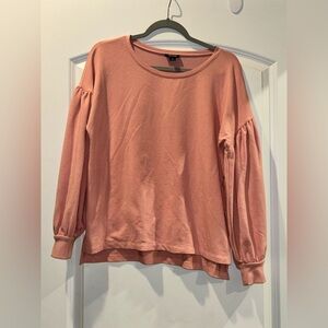 a.n.a Women's Blush Long Sleeve Top